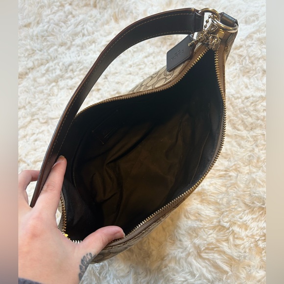 Coach c1757-f58284 East/West Celeste Hobo Signature Canvas  Shoulder Bag - Picture 8 of 14